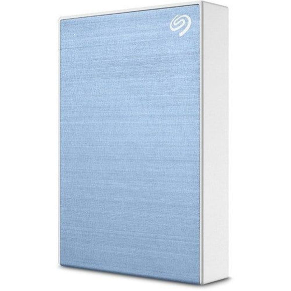Seagate One Touch STKZ5000402 5 TB Portable Hard Drive - External - Light Blue -