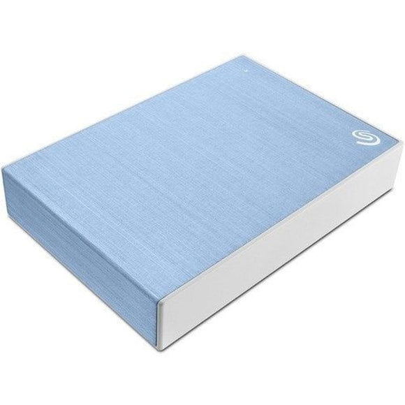 Seagate One Touch STKZ5000402 5 TB Portable Hard Drive - External - Light Blue -