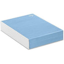 Seagate One Touch STKZ5000402 5 TB Portable Hard Drive - External - Light Blue -