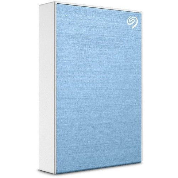 Seagate One Touch STKZ5000402 5 TB Portable Hard Drive - External - Light Blue -