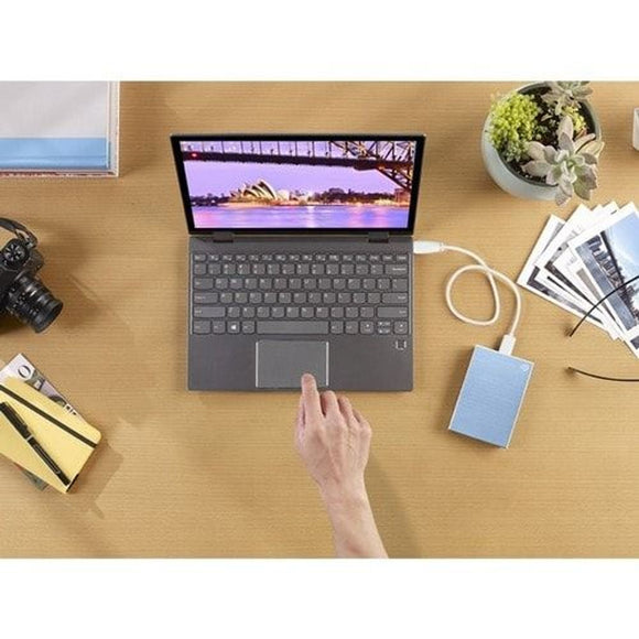 Seagate One Touch STKZ5000402 5 TB Portable Hard Drive - External - Light Blue -