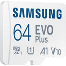 MB-MC64KA/APC - Samsung EVO Plus 64 GB Class 10/UHS-I (U1) V10 microSDXC - 130 MB/s Re