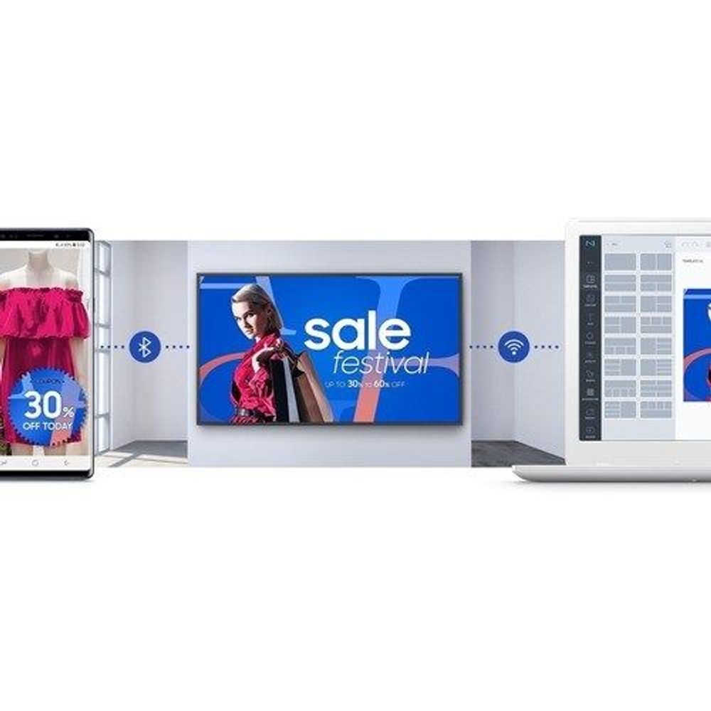 LH85QMRBBGCXXY - Samsung QM85R-B Digital Signage Display - 85" LCD - ARM Cortex A72 1.7