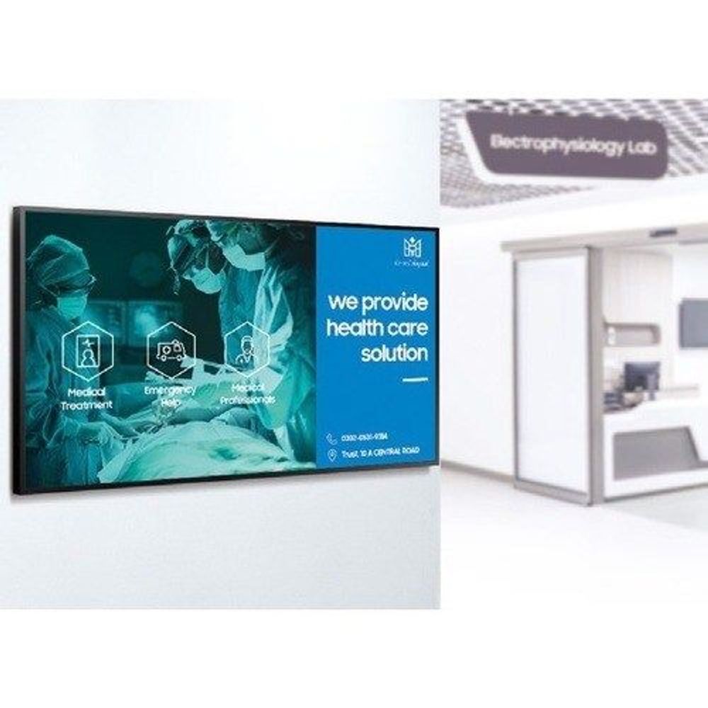 LH85QMRBBGCXXY - Samsung QM85R-B Digital Signage Display - 85" LCD - ARM Cortex A72 1.7