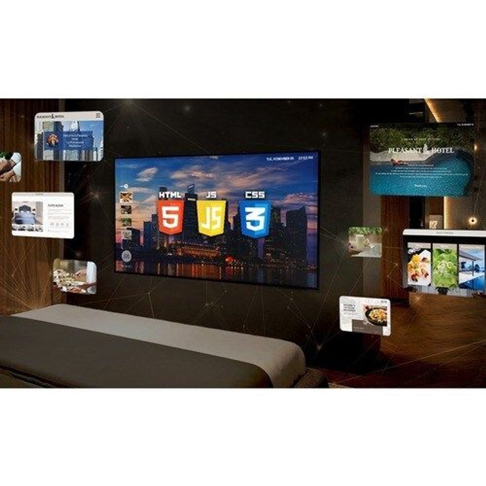 HG43AU800AWXXY - Samsung HAU8000 HG43AU800AW 43" Smart LED-LCD TV - 4K UHDTV - Black -