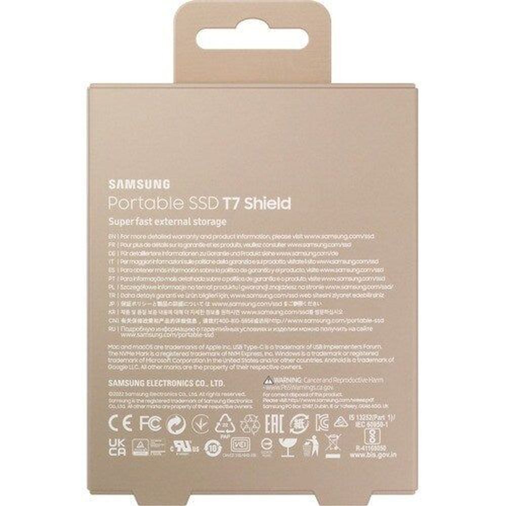 MU-PE1T0K/WW - Samsung T7 MU-PE1T0K/WW 1 TB Portable Rugged Solid State Drive - Exter