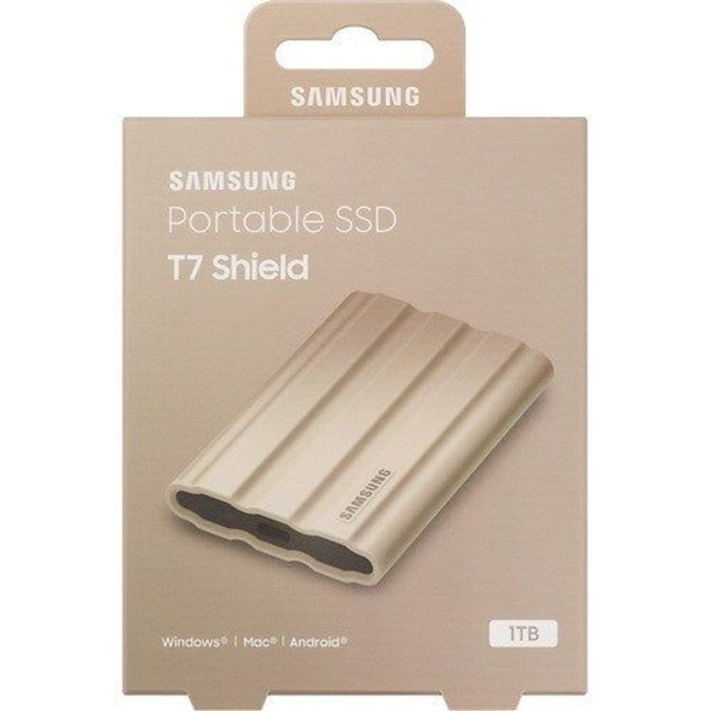 MU-PE1T0K/WW - Samsung T7 MU-PE1T0K/WW 1 TB Portable Rugged Solid State Drive - Exter