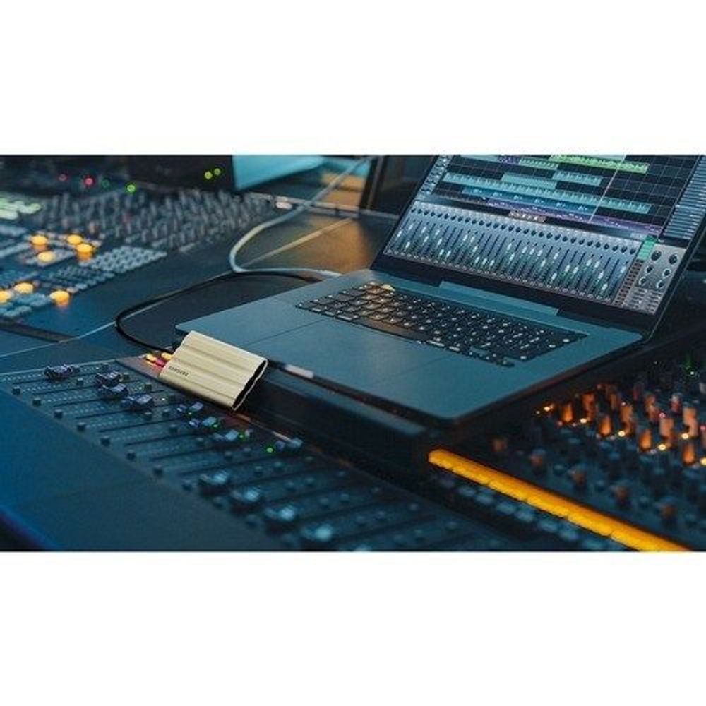 MU-PE1T0R/WW - Samsung T7 MU-PE1T0R/WW 1 TB Portable Rugged Solid State Drive - Exter