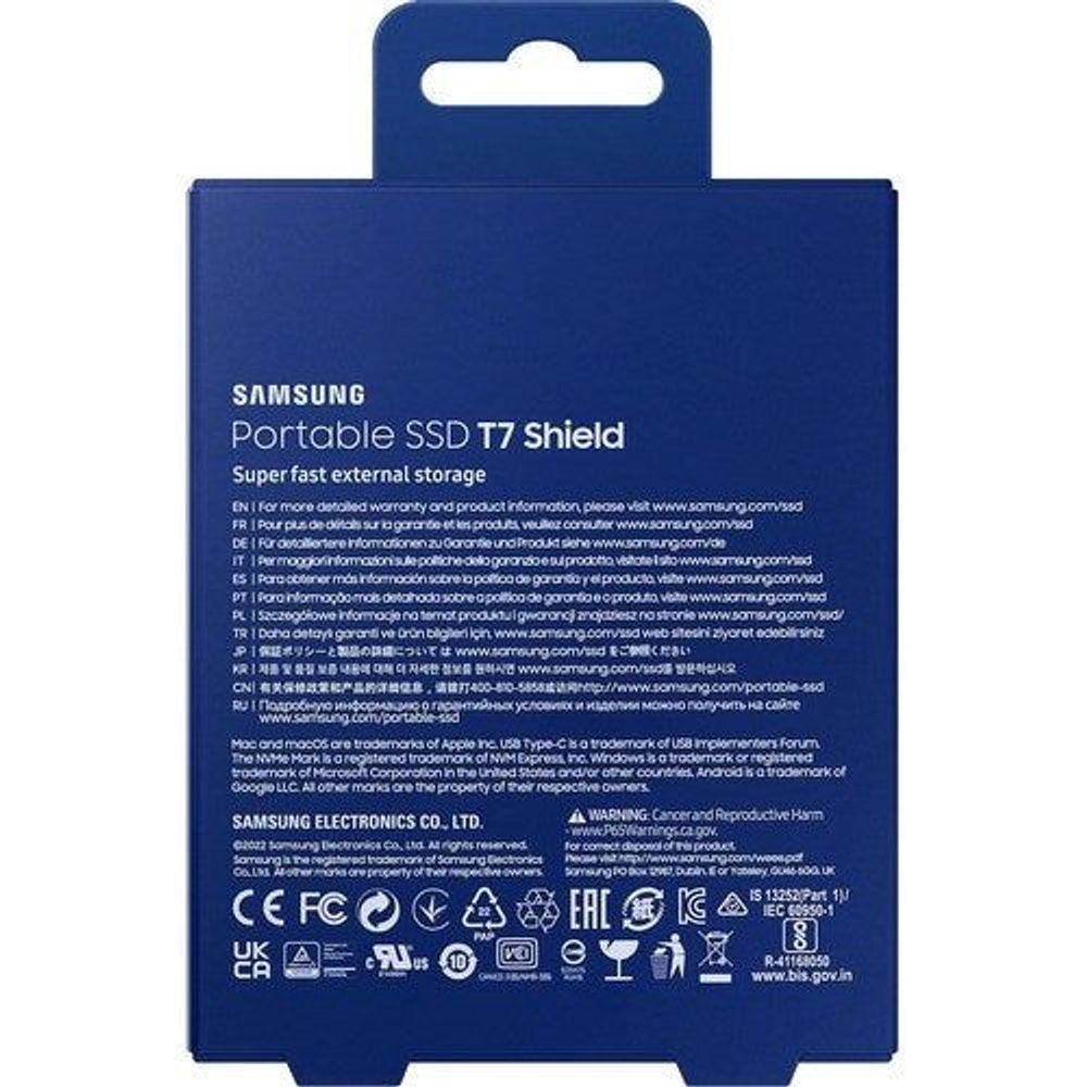 MU-PE1T0R/WW - Samsung T7 MU-PE1T0R/WW 1 TB Portable Rugged Solid State Drive - Exter