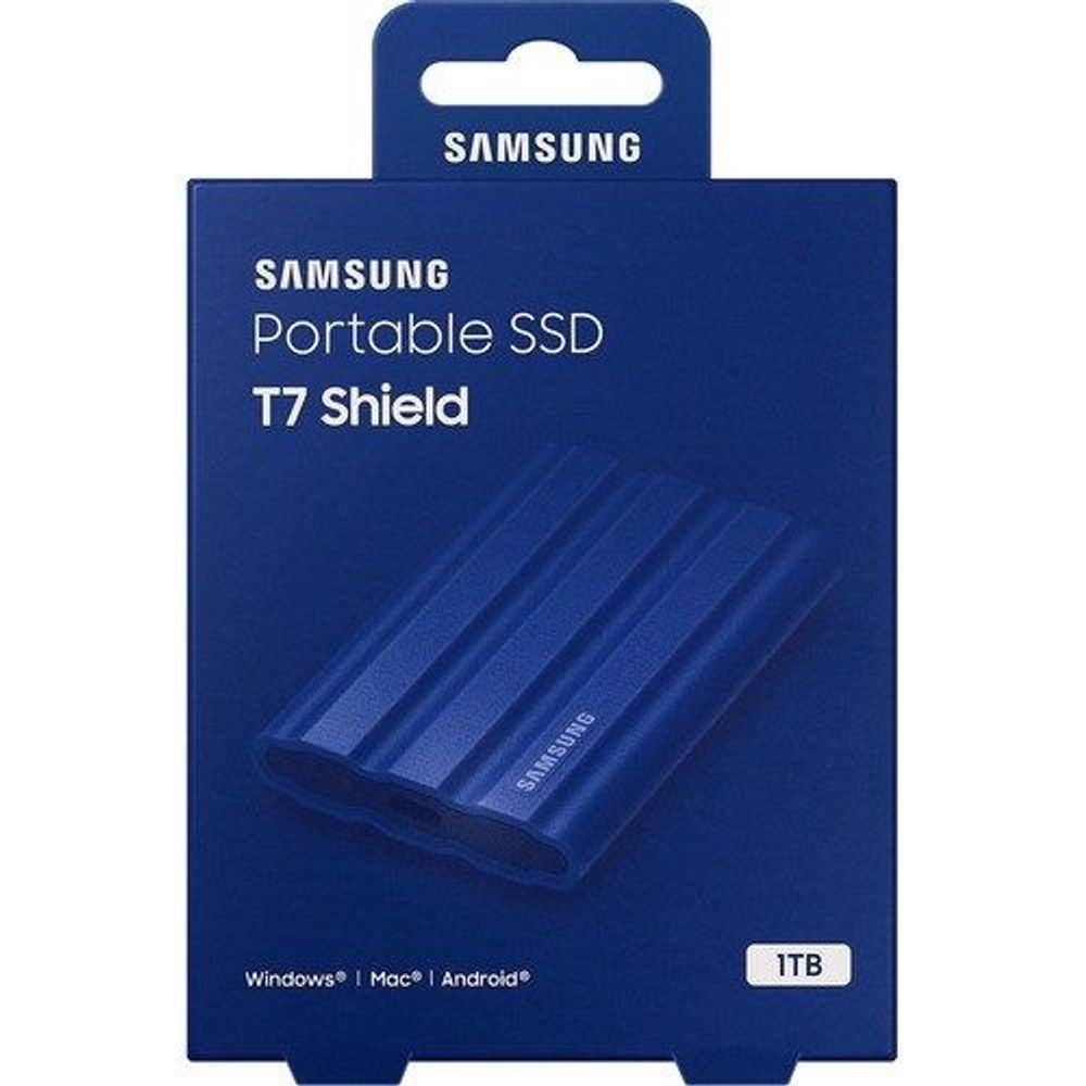 MU-PE1T0R/WW - Samsung T7 MU-PE1T0R/WW 1 TB Portable Rugged Solid State Drive - Exter