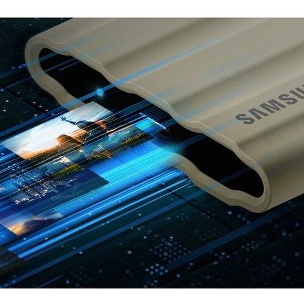 MU-PE1T0R/WW - Samsung T7 MU-PE1T0R/WW 1 TB Portable Rugged Solid State Drive - Exter