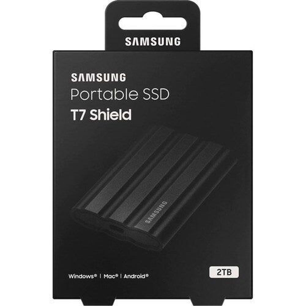MU-PE2T0S/WW - Samsung T7 MU-PE2T0S/WW 2 TB Portable Rugged Solid State Drive - Exter
