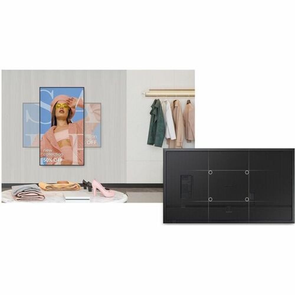 LH75QBCEBGCXXY - Samsung QB75C Digital Signage Display - 75" LCD - 16 Hours/ 7 Days Ope
