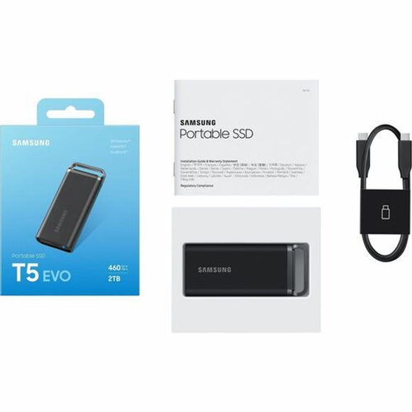 MU-PH2T0S/WW - Samsung T5 EVO MU-PH2T0S 2 TB Portable Solid State Drive - External -