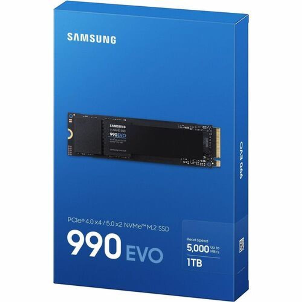 MZ-V9E1T0BW - Samsung 990 EVO 1 TB Solid State Drive - M.2 2280 Internal - PCI Expre