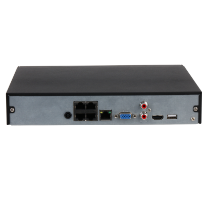 DHI-NVR4104HS-P-4KS3 - Dahua 4CH Compact 1U 4PoE 1HDD Lite Network Video Recorder (no HDD)