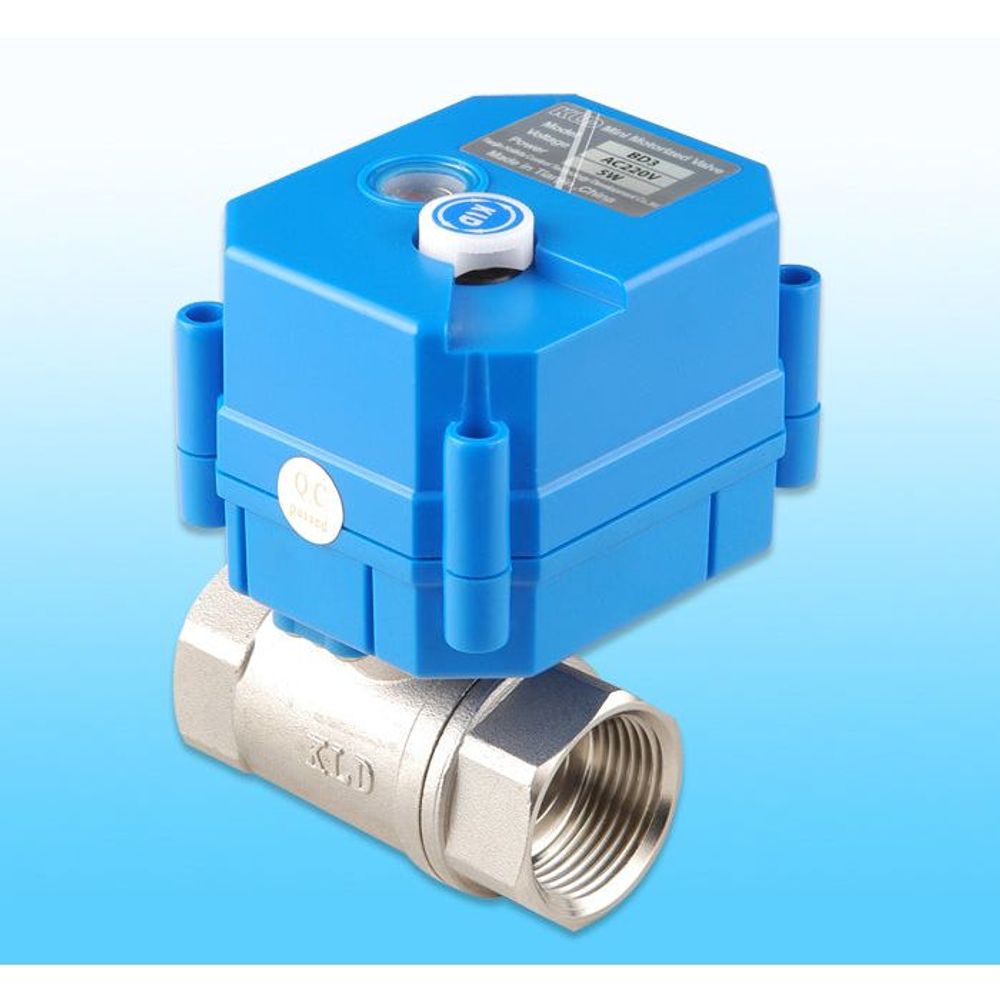 U-Prox KLD DN15 - 12V motorized valve 3/2″ or 1/2″ with manual control