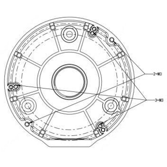 UniView TR-JB03-G-IN - Weatherproof Aluminium Alloy Junction-Box