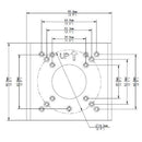 UniView TR-UP06-B-IN - Weatherproof Pole-Mount Adapter / Bracket