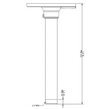 UniView TR-CM24-IN - Aluminium Alloy Celling-Mount / Drop-Pole Bracket