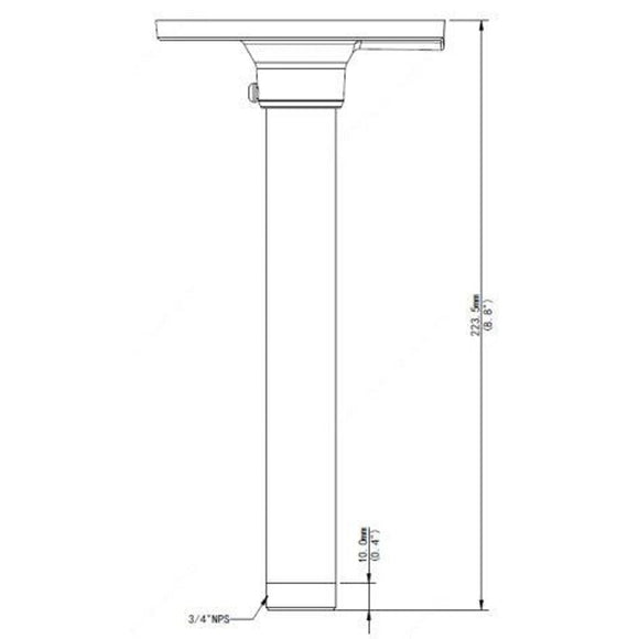 UniView TR-CM24-IN - Aluminium Alloy Celling-Mount / Drop-Pole Bracket