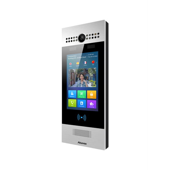 R29S - Akuvox SIP Android Door Phone with Facial Recognition color: Silver
