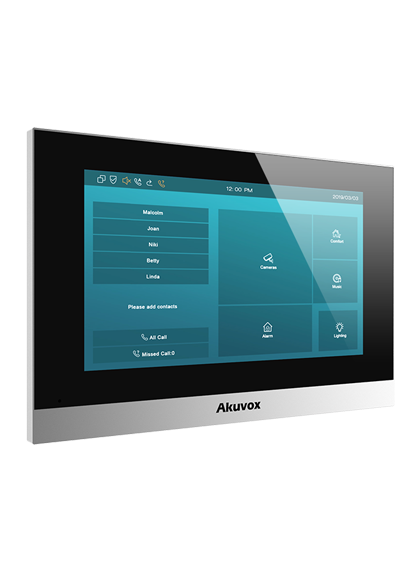C313W-2 - Akuvox 2-wire SIP Wifi Indoor 7” capacitive touch screen- Sliver