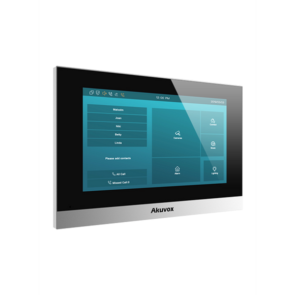 C313W-2 - Akuvox 2-wire SIP Wifi Indoor 7” capacitive touch screen- Sliver