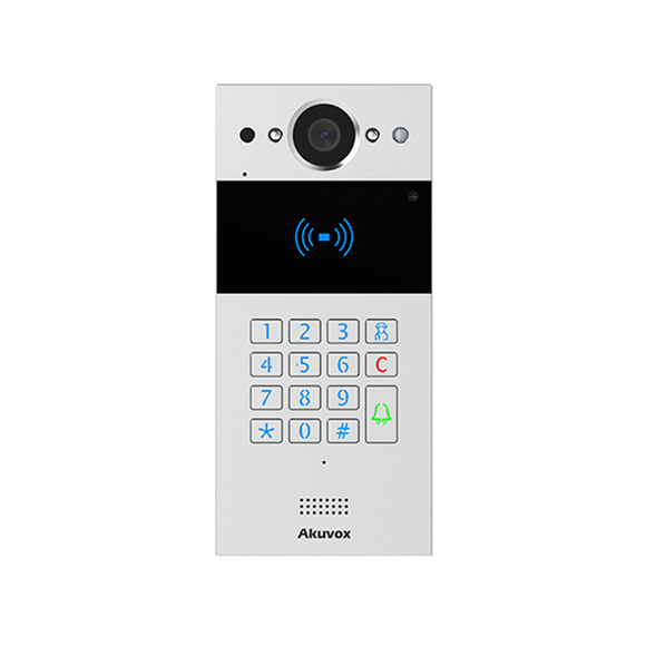 AINTKPKit-2W - Akuvox 2-Wire Intercom Kit doorphone with a numeric keypad & 7" WiFi Indoor Monitor