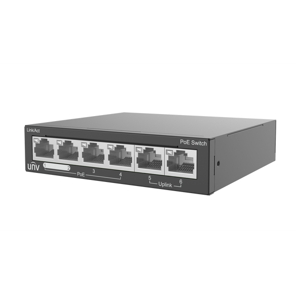 NSW2020-6T-POE-IN - UniView Unmanaged Ethernet Switch (PoE)