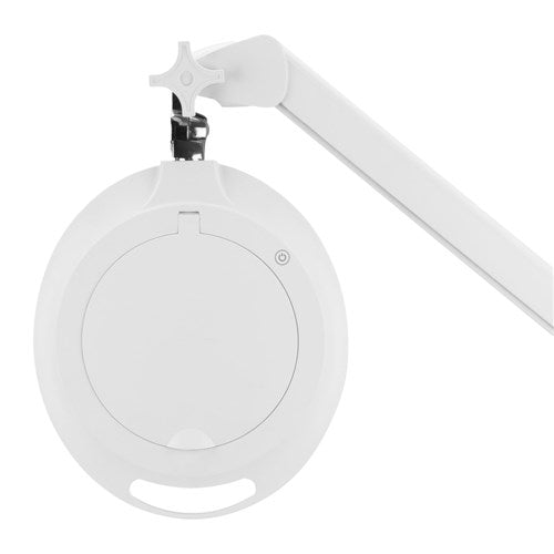 QM3562 - LED Illuminated Clamp Mount Magnifier Round