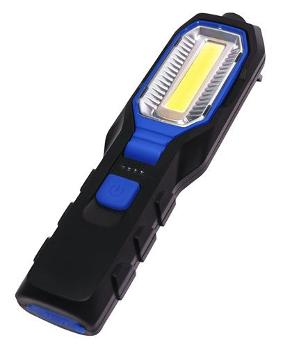 240 Lumen Rechargeable and Adjustable COB Worklight with Magnet, Hook and USB Output