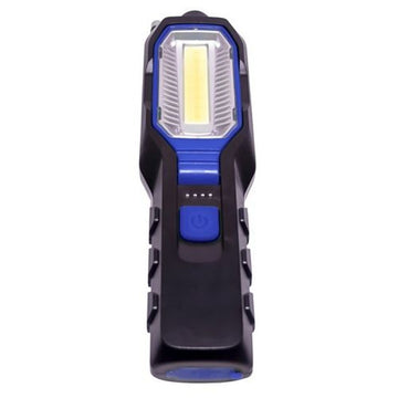 240 Lumen Rechargeable and Adjustable COB Worklight with Magnet, Hook and USB Output