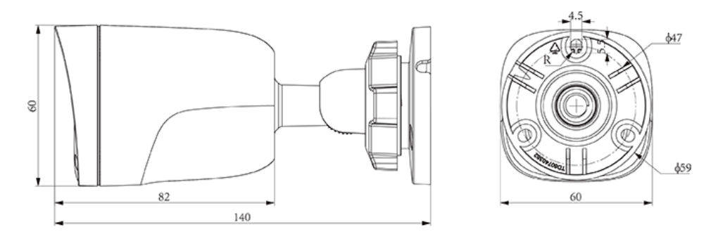 TC-C321N - Tiandy 2MP Fixed 2.8mm Bullet Camera