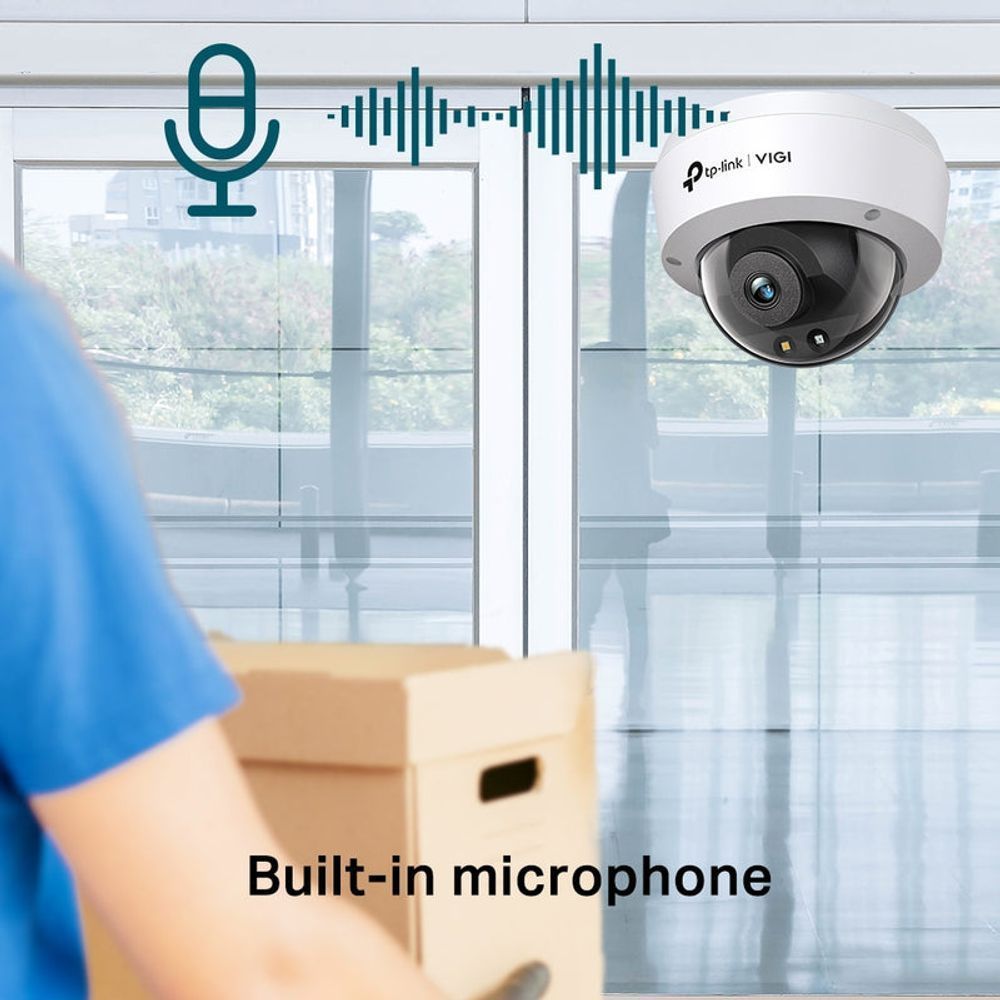 TL-VIGIC230(4MM) - TP-Link VIGI C230 (4mm) 3MP Outdoor Full-Colour Dome Network Camera