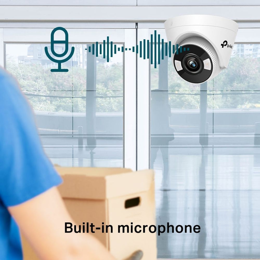 TL-VIGIC430(2.8MM) - TP-Link VIGI C430 (2.8MM) 4MP Full-Colour Turret Network Camera