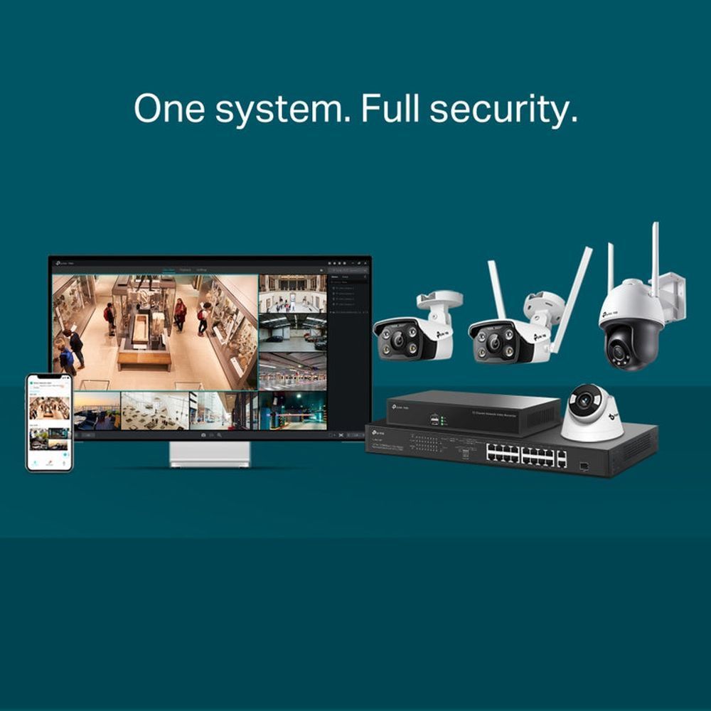 TL-VIGIC440-W(4MM) - TP-Link VIGI C440-W (4mm) 4MP Full-Colour Wi-Fi Turret Network Camera