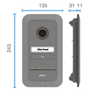 BPT-LHS-V-Kit - BPT Video Entry Panel, impact resistance, expandable to 4 calls