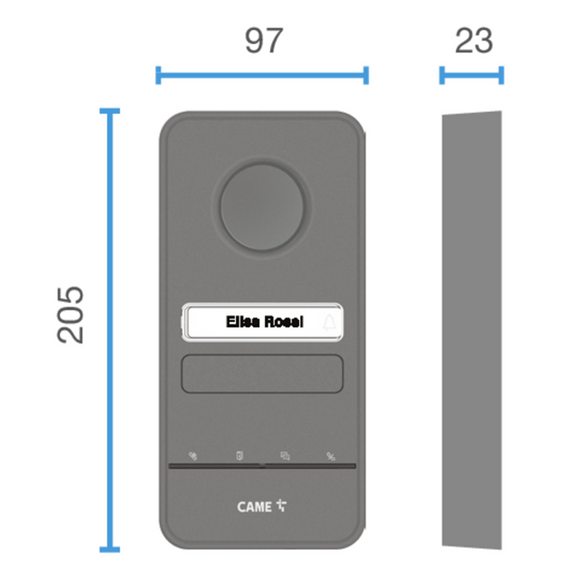 BPT-LHS-A-Kit - BPT Audio Entry Panel, impact resistance, expandable to 4 calls