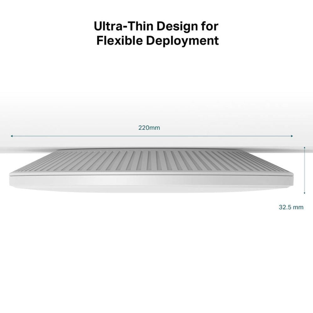 TL-EAP773 - TP-Link EAP773, BE9300 Ceiling Mount Tri-Band Wi-Fi 7 Access Point