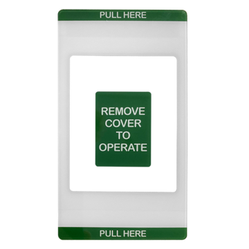 Mechanical Emergency Egress for Access Control applications - Emergency request to exit plate Emergency request to exit plate Cover