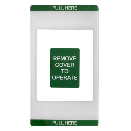 Mechanical Emergency Egress for Access Control applications - Emergency request to exit plate Emergency request to exit plate Cover