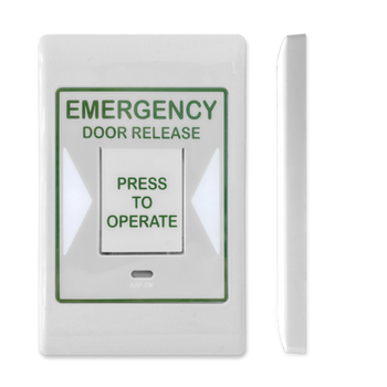 Mechanical Emergency Egress for Access Control applications - Emergency request to exit plate Emergency request to exit plate