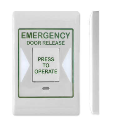 Mechanical Emergency Egress for Access Control applications - Emergency request to exit plate Emergency request to exit plate