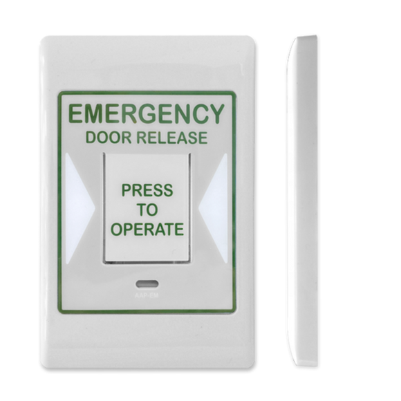 Mechanical Emergency Egress for Access Control applications - Emergency request to exit plate Emergency request to exit plate