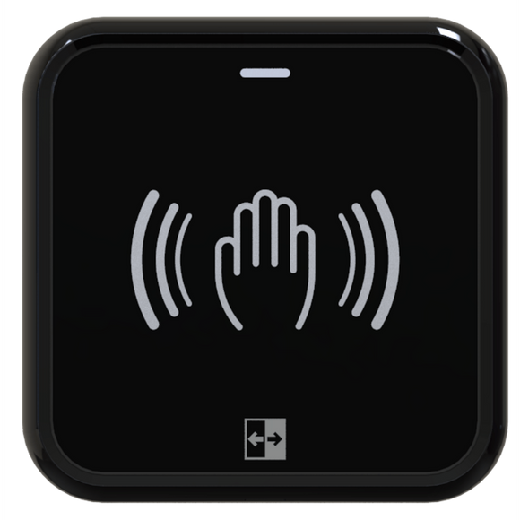 Hotron AerWave - Hygienic, touchless and wireless automatic door activation switch & RX