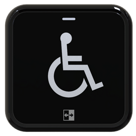 Hotron AerWave - Hygienic, touchless and wireless automatic door activation switch & RX