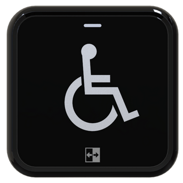 Hotron AerWave - Hygienic, touchless and wireless automatic door activation switch & RX