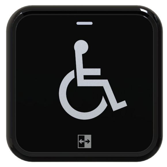 Hotron AerWave - Hygienic, touchless and wireless automatic door activation switch & RX