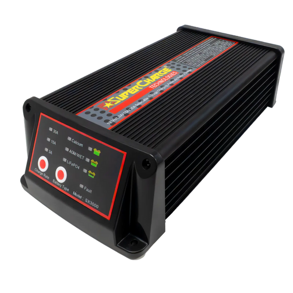 BC12V30A - SuperCharge 7 Stage Automatic Smart Battery Charger